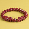 Double PiXiu Cinnabar Bracelet with Om Mani Padme Hum