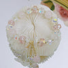 Crystal Charm Bracelet with Clover, Heart or Flower Motif