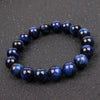 Natural Tiger Eye Bracelet, Polished Stone Beads