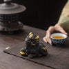 Purple Clay Pixiu Tea Pet Ingot Wealth Decoration