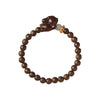 Wooden Rabbit Charm Bracelet, 6mm Beads