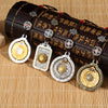 Handwoven Keychain with Prayer Wheel and Vajra Charms