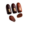 Red Sandalwood and Ebony Wood Auspicious Coin Keychain