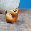 Wooden Cat Figurine, Sandalwood Desk Decor