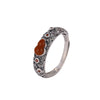 Sterling Silver Gourd Ring with Auspicious Cloud Pattern