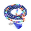 108 Bead Crystal Mala Prayer Beads Multilayer Bracelet Necklace