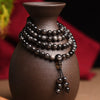Silver Sheen Obsidian 108 Mala Bracelet Natural Stone