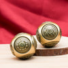 Brass Rotatable Feng Shui Sphere, Six-Sided Good Fortune Charm