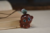 Chinese Zodiac Wood Carving Keychain and Phone Charm