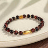 Tiger Eye Fish Charm Bracelet