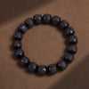 Ebony Wood Om Mani Padme Hum Engraved Bracelet