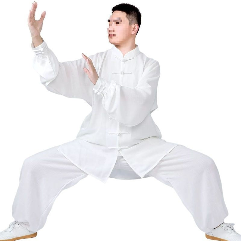 Linen Tai Chi Qigong Meditation Practice Outfit Set