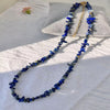 Natural Irregular Stone Necklace or Bracelet, Gold-Tone Clasp