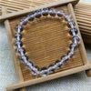 Ice Glass Bead Bracelet, Handmade Pastel Stretch Wristband