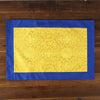 Tibetan Prayer Altar Cloth, Dragon and Lotus Jacquard Mat