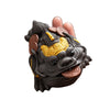 Purple Clay Tea Pet Toad Figurine with Coins