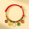 Five Wealth Gods Braided String Bracelet