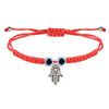 Evil Eye Seven Knot Red String Bracelet Protection