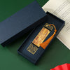 Metal Brass Hollow Bookmark with Tassel, Chinese Style Gift