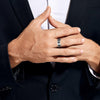 Yin Yang Rotatable Balance Ring Stainless Steel