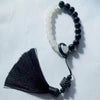 Beaded Tassel Bracelet with Jade Rabbit Charm