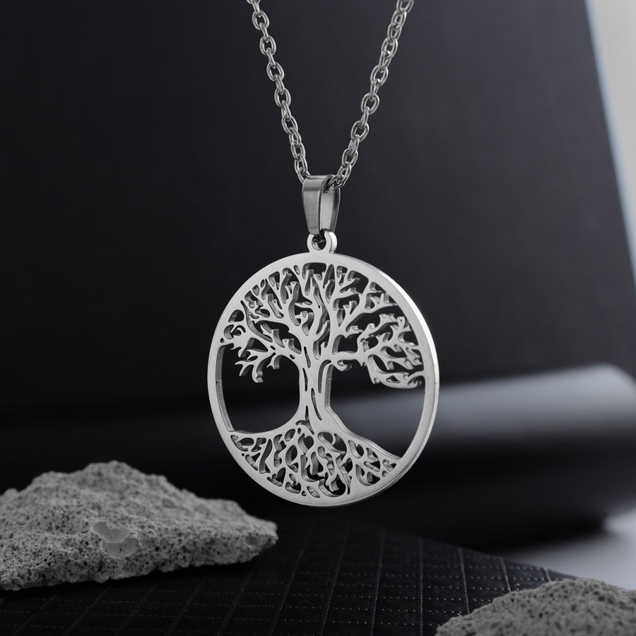 Tree of Life Stainless Steel Necklace Pendant