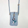 Embroidered Floral Crossbody Bag for Phone and Essentials