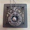 Double Dragon Copper Necklace Pendant with Leather or Chain