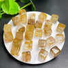 Natural Crystal Cube Beads for DIY Jewelry