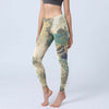 Floral Print Yoga Leggings Women's 3D Stretch Gym Pants