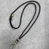 Colorful String Wealth Necklace Pendant Handmade Braided Cord