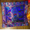 Tibetan Altar Cloth with Auspicious Symbols