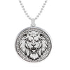 Animal Titanium Steel Chain Necklace Protection Pendant