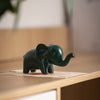 Small Ceramic Elephant Home Tea Pet Figurine Desk Decoration