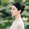 Flower Leaf Pearl Peace Tassel Hairpin