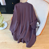 Women's Linen Frog-Button Stand Collar Long Sleeve Shirt