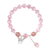 Cat's Eye Butterfly Charm Bracelet