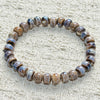 Ceramic Bead Bracelet, Handmade Stretch Elastic Band