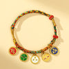 Five Wealth Gods Braided String Bracelet