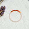 Thin Agate Bangle Bracelet, Stone Cuff