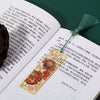 Metal Brass Hollow Bookmark with Tassel, Chinese Style Gift