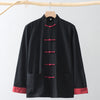 Men's Cotton Linen Tang Suit Jacket Chinese Frog Button Shirt