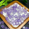 Natural Crystal Cube Beads for DIY Jewelry