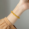 Natural Yellow Tiger Eye Bead Bracelet