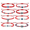 Evil Eye Seven Knot Red String Bracelet Protection