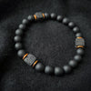 Black Lava Rock Bead Bracelet and Necklace