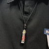 Nine-Eye Dzi Bead Pendant with Buddha Figure