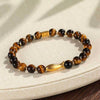 Tiger Eye Fish Charm Bracelet