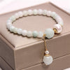 Jade Gourd Blessing Protection Charm Bracelet