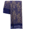 Embroidered Cashew Flower Shawl, Rayon Winter Wrap